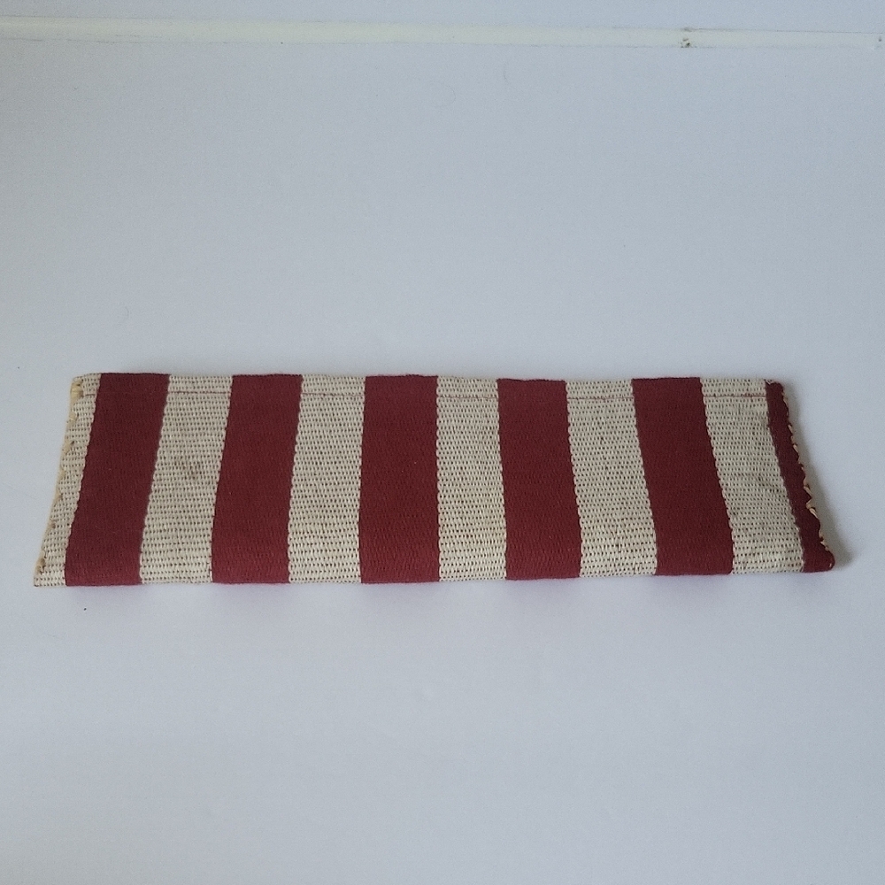 Striped Red and Cream Women's Accessory